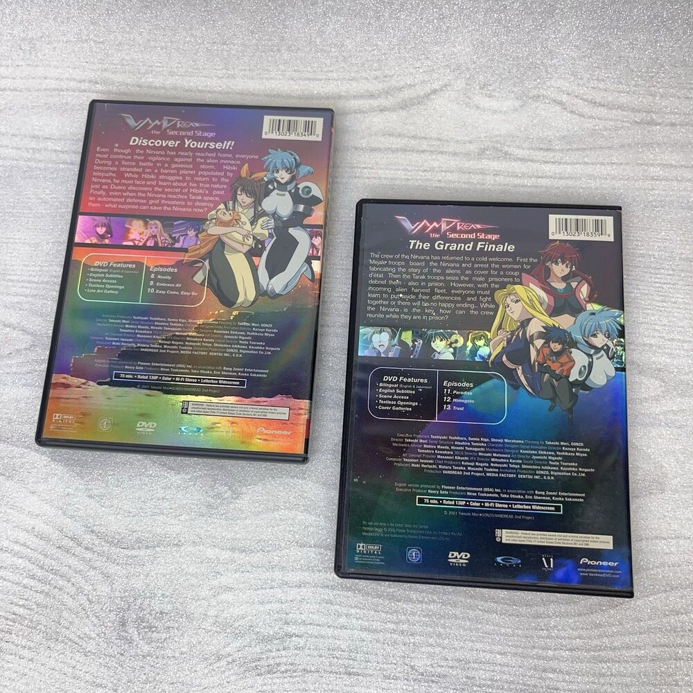 Vandread Vol 1-4 & Vandread Second Stage Vol 1-4 (DVD, 8 Discs Total) Anime - Picture 13 of 15